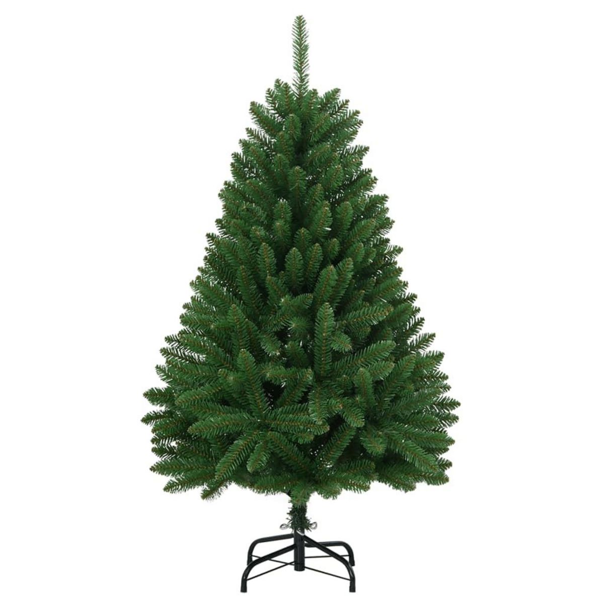 VIDAXL Sapin de Noël artificiel a charnieres avec support vert 150 cm
