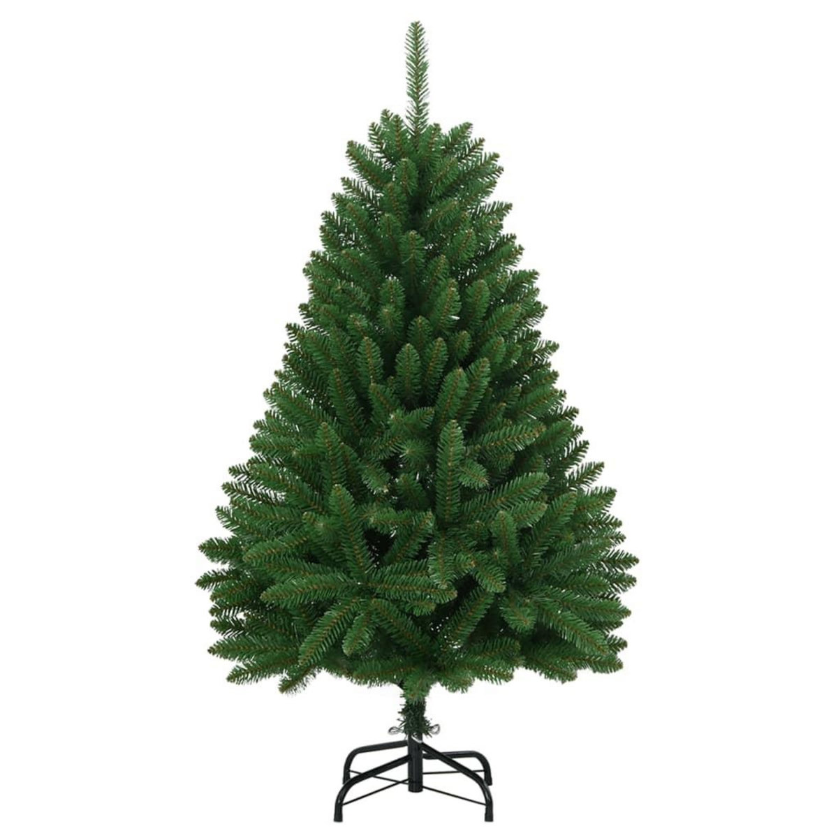 VIDAXL Sapin de Noël artificiel a charnieres avec support vert 150 cm