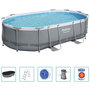 Voir la diapositive 2 : BESTWAY Bestway Ensemble de piscine Power Steel Ovale 488x305x107 cm