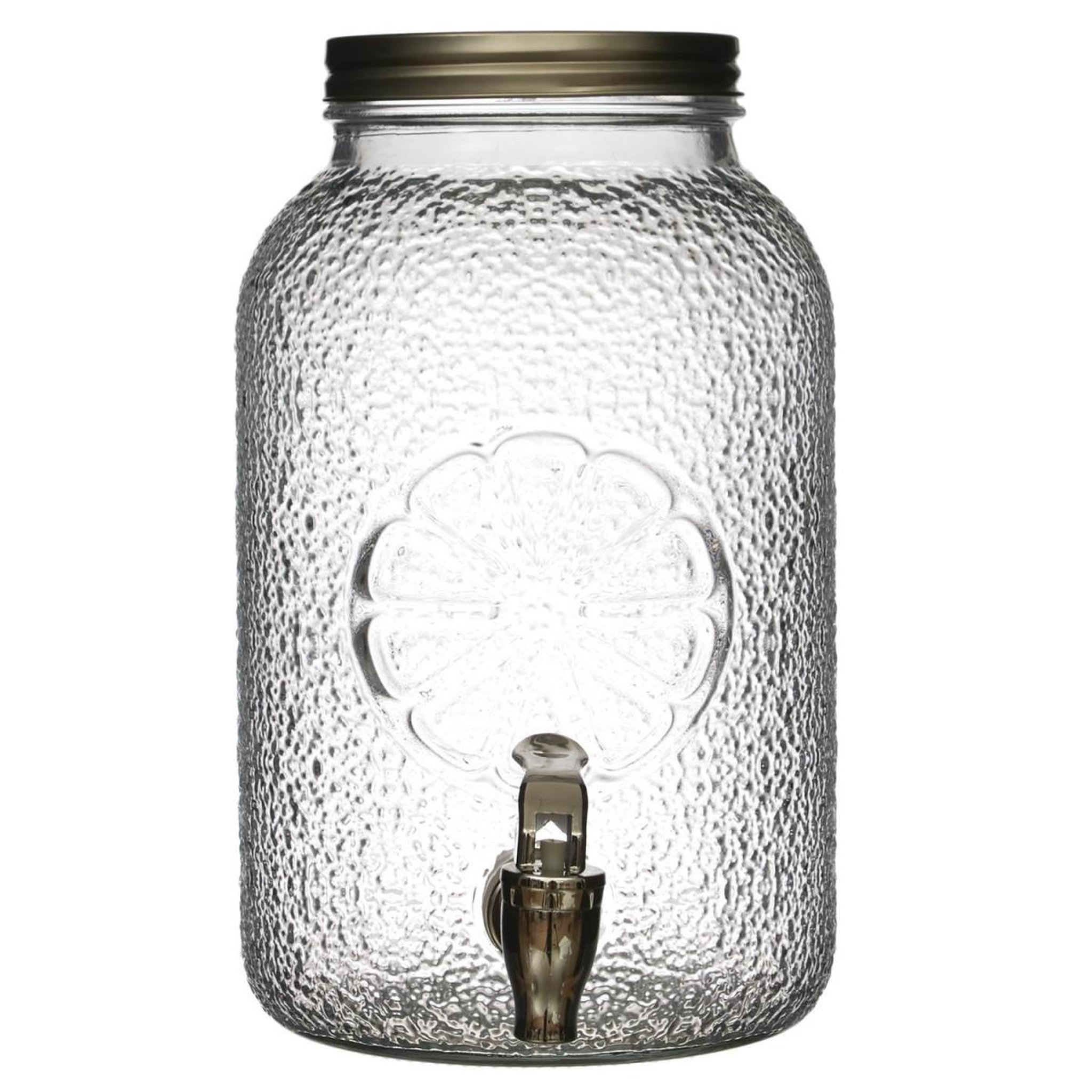 The Home Deco Factory Distributeur de boisson  citron  3,8l transparent
