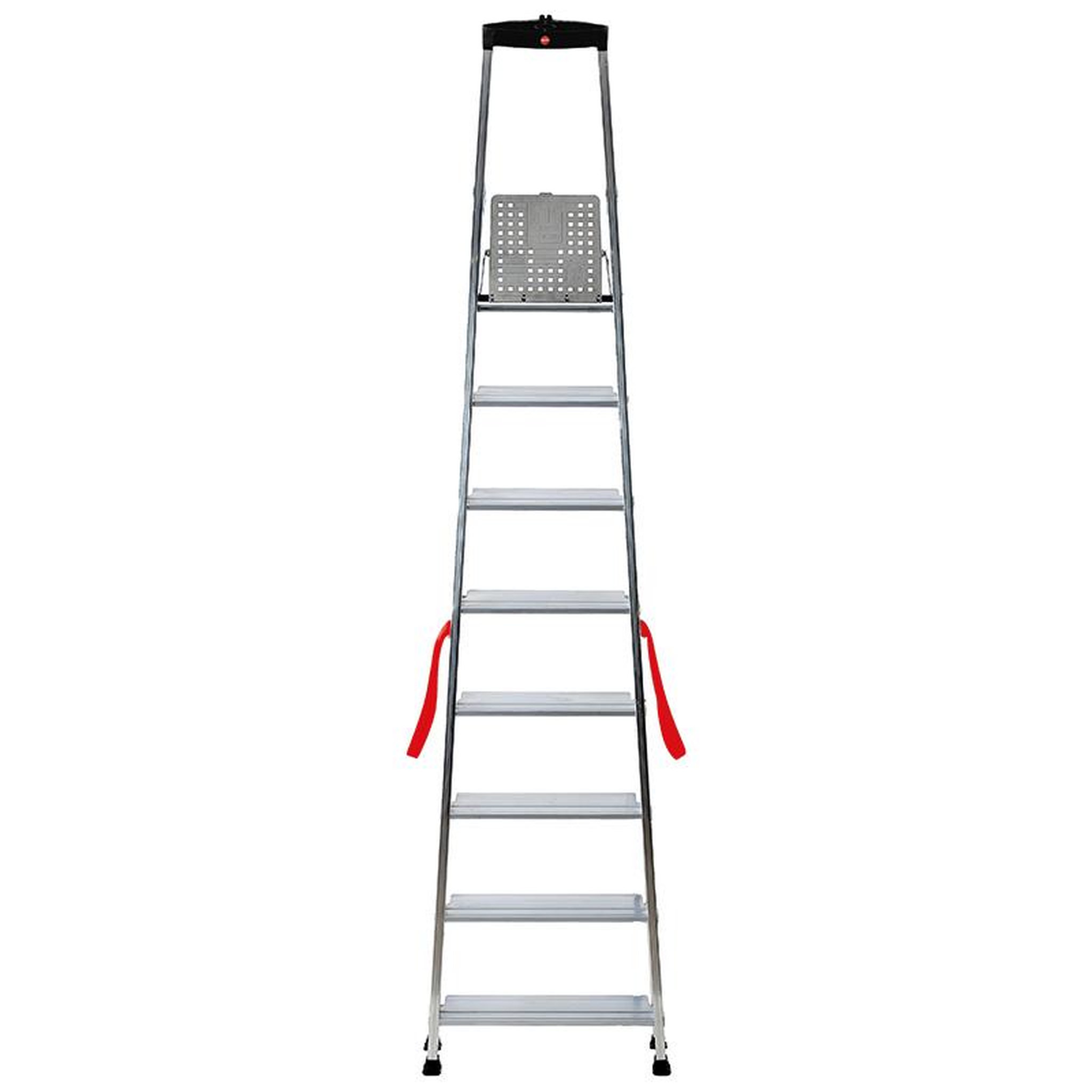 Voir la diapositive 2 : HAILO Escabeau professionnel pliable en aluminium 8 marches larges hailo alu pro
