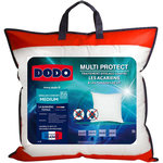 DODO Oreiller Médium anti-acariens DODO MULTI PROTECT. Coloris disponibles : Blanc