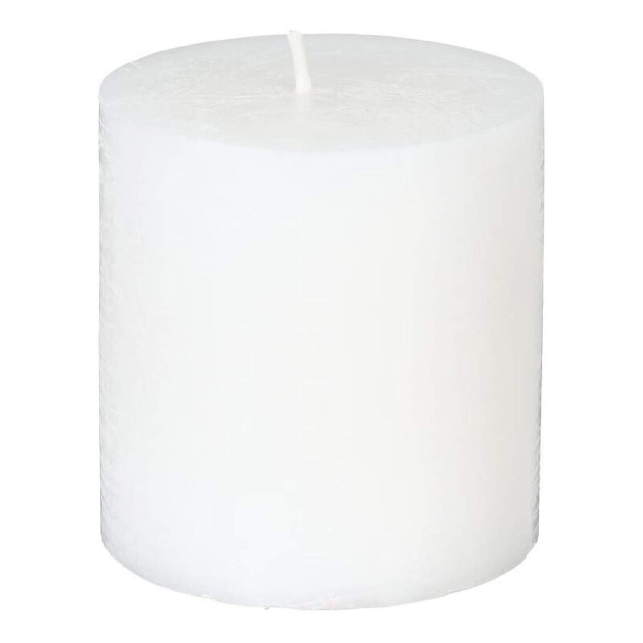 COMPTOIR DE LA BOUGIE Bougie ronde  rustic  7cm blanc