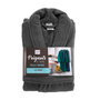 Voir la diapositive 6 : Paris Prix Peignoir Col Châle en Coton  Tendresse  Anthracite
