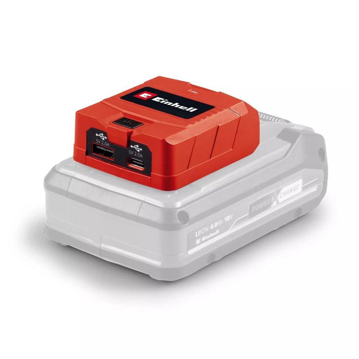 Einhell Perceuse-visseuse TE-CD 18/40 Li (2x2,0 Ah) - 18V - 40Nm - 2 vitesses - mandrin 13mm