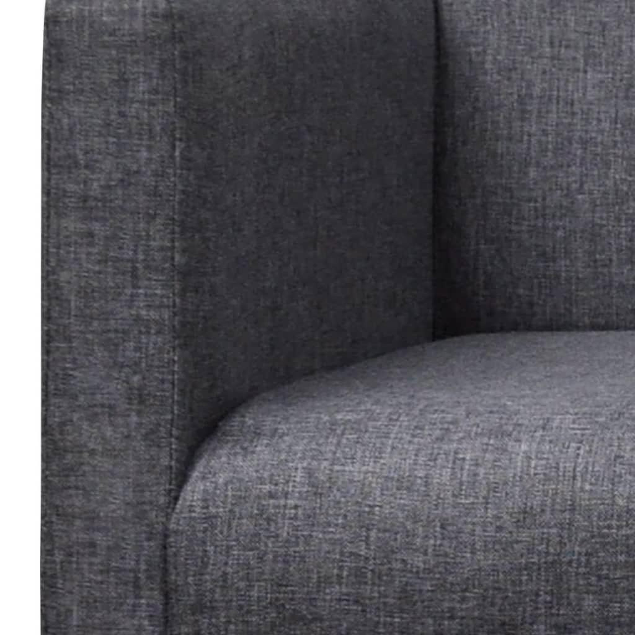 Voir la diapositive 2 : VIDAXL Banc avec coussin rembourre tissu hevea gris fonce