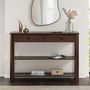 Voir la diapositive 2 : IDIMEX Table console d'entrée APOANA L 110 cm en bois