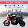 BMW Moto électrique pour enfants 3 roues 6 V 2,5 Km/h effets lumineux et sonores rouge BMW S1000 RR