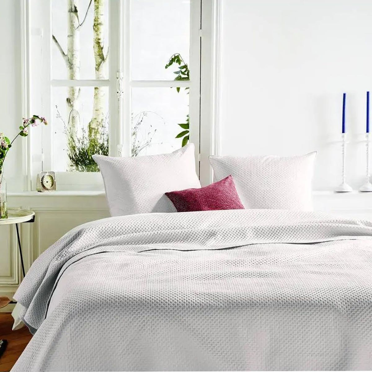 ATMOSPHERA Dessus de Lit & 2 Taies  Dolce  240x260cm Ivoire