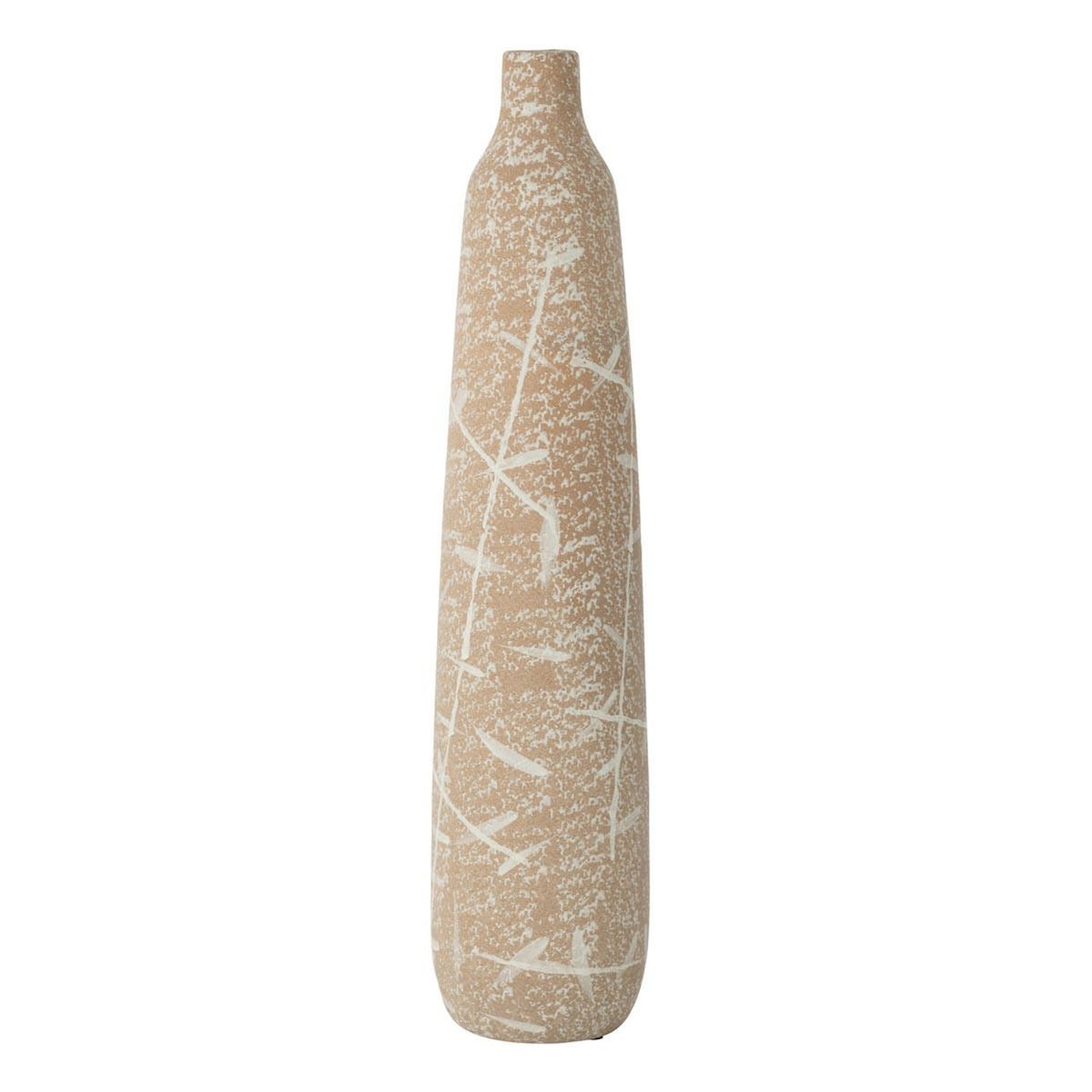 Paris Prix Vase Fin en Grès  Dune  69cm Beige & Blanc