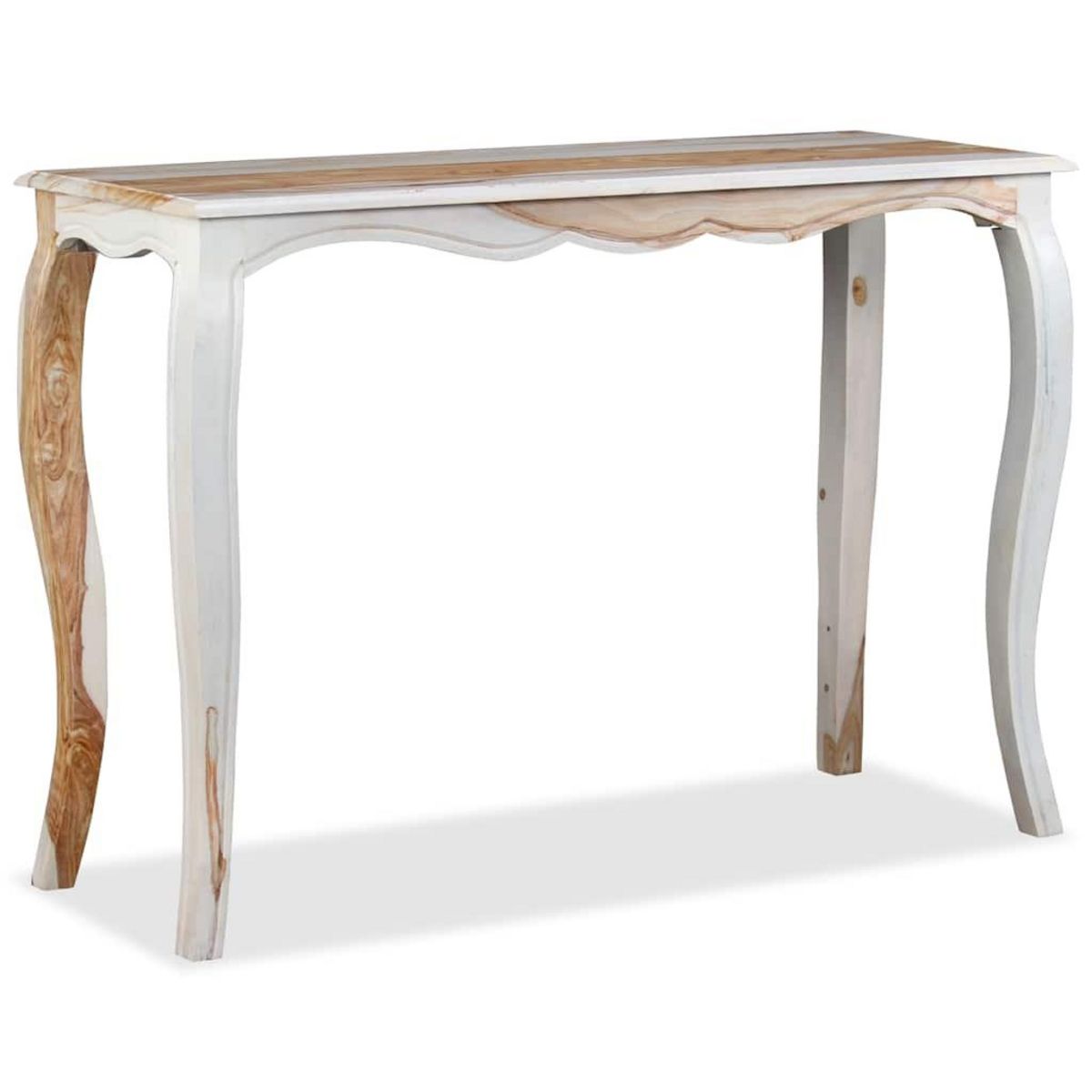VIDAXL Table console Bois massif 110x40x76 cm
