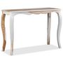 Voir la diapositive 3 : VIDAXL Table console Bois massif 110x40x76 cm