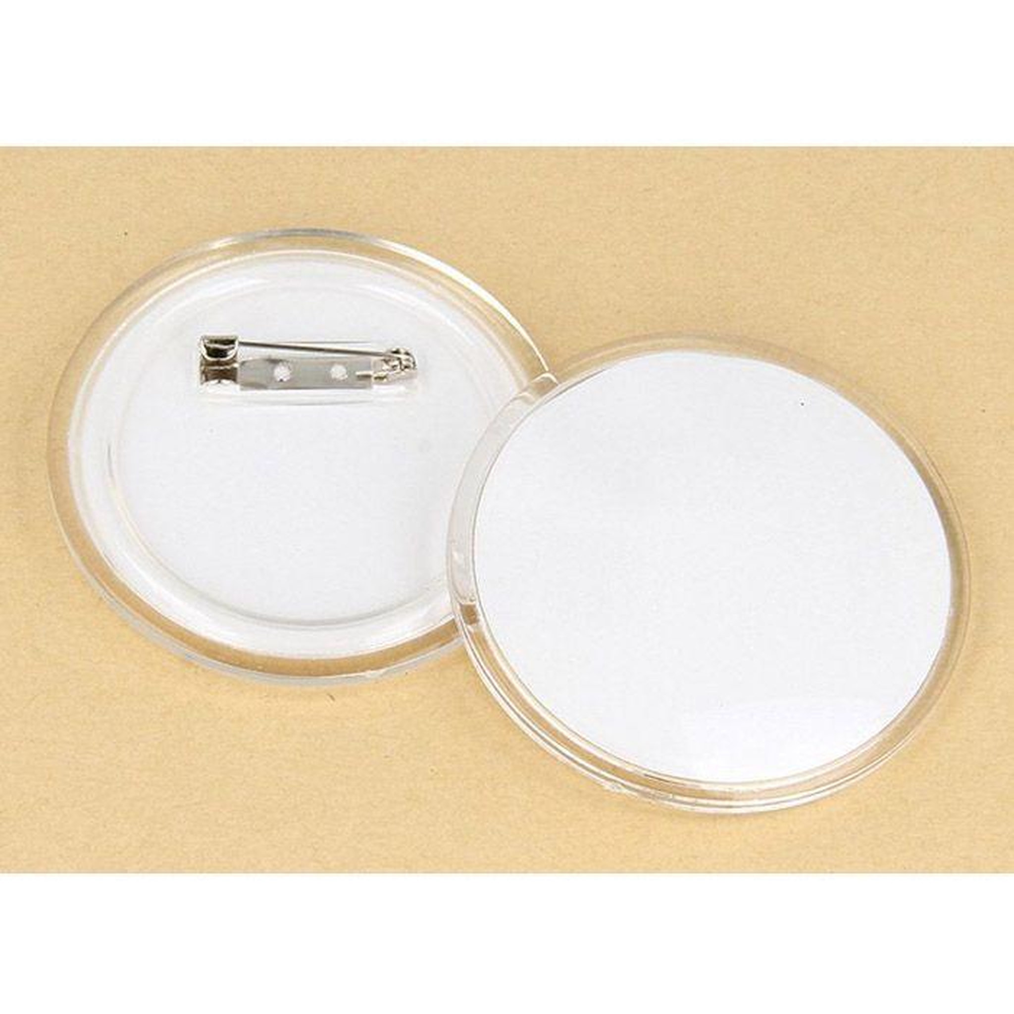 Voir la diapositive 4 : Artemio 3 badges à personnaliser Ø 6 cm