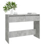 Voir la diapositive 3 : VIDAXL Table console gris beton 100x35x76,5 cm bois d'ingenierie