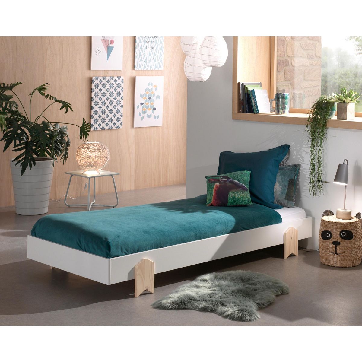 Lit empilable 90x200cm DONI