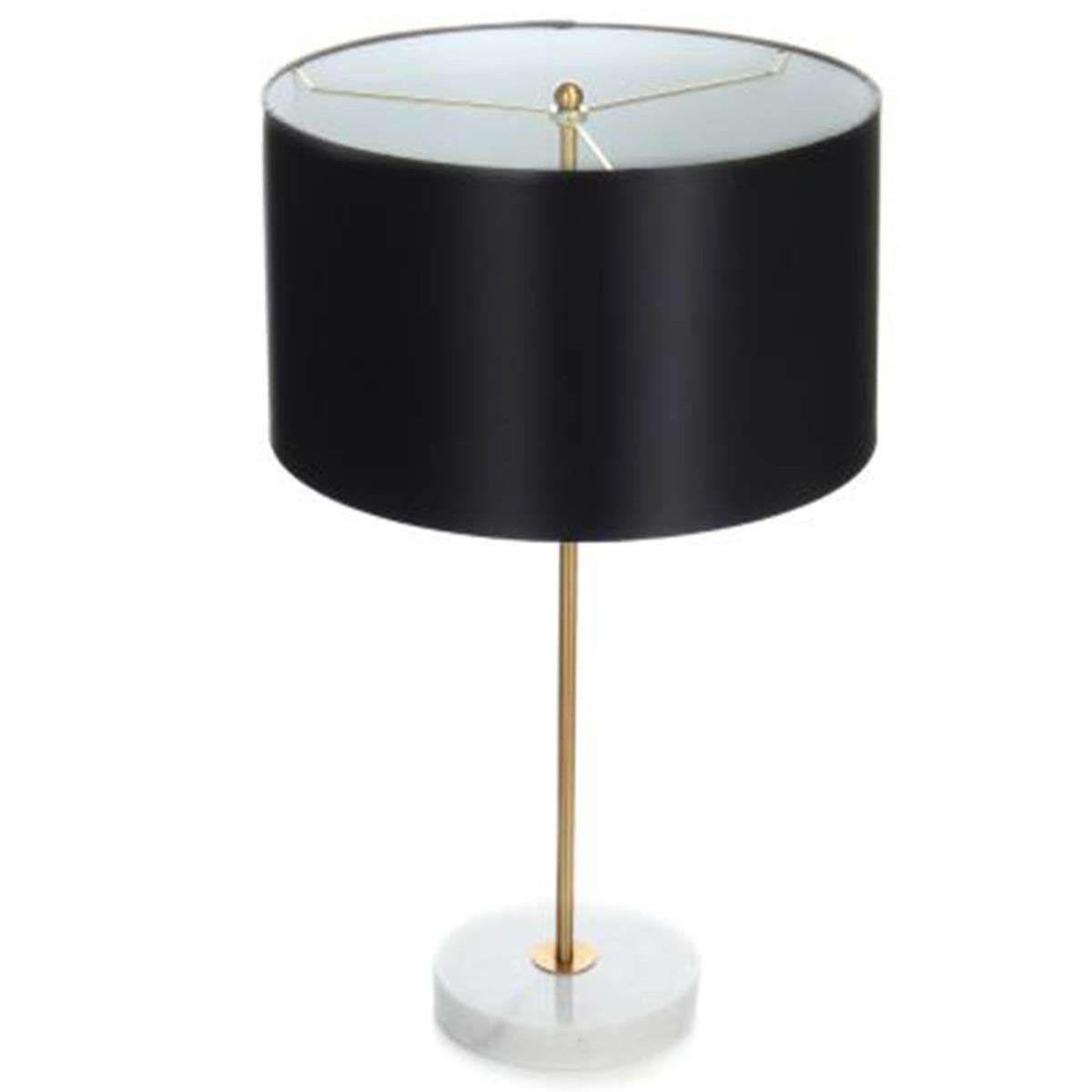 Paris Prix Lampe à Poser Design  Piona  65cm Noir & Or