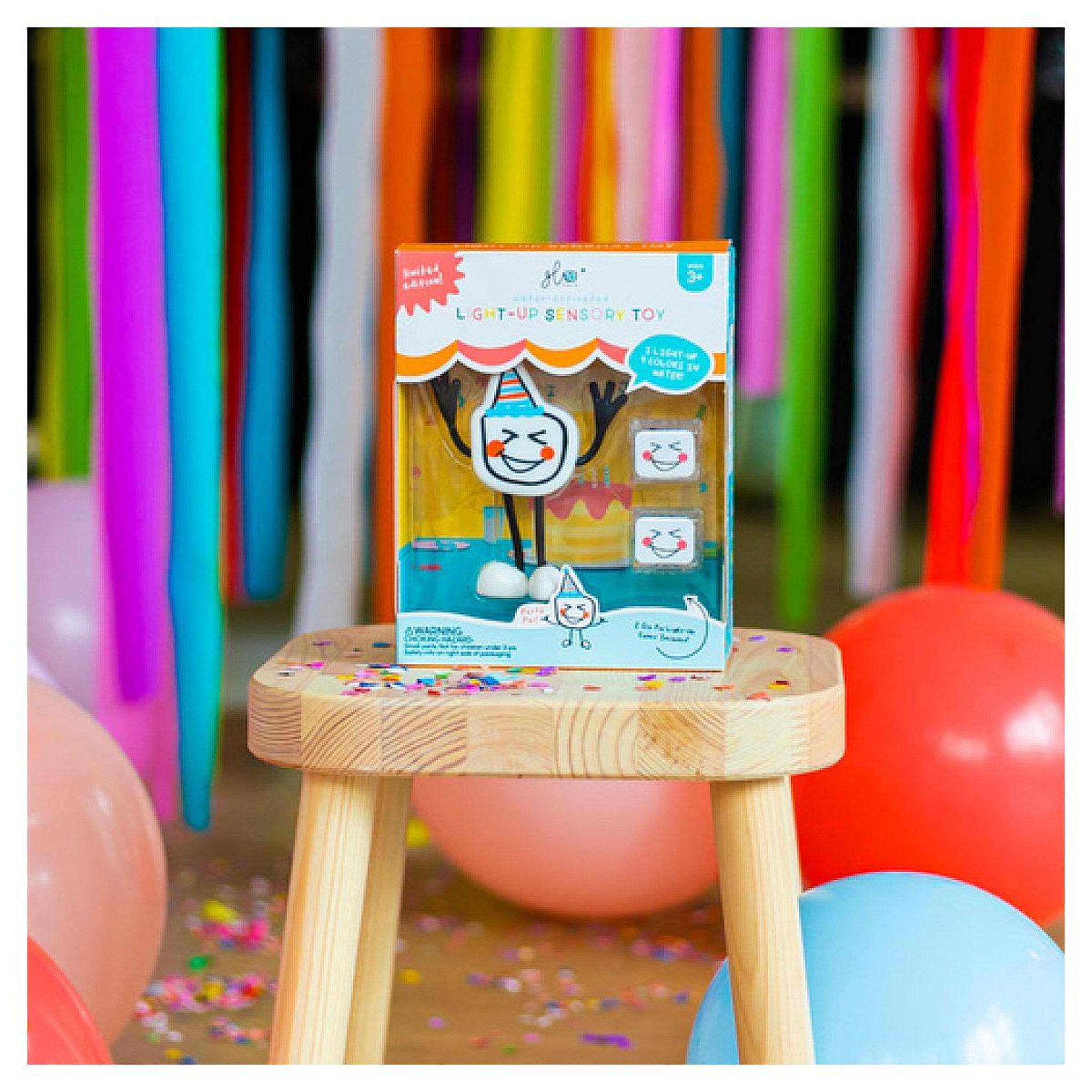 Voir la diapositive 5 : GLO PALS Figurine pour le bain -  festif blanc