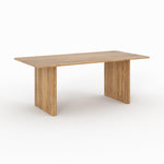 MAISON PAVANE Table rectangulaire en bois d'acacia 8 personnes-Andrea