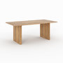 Voir la diapositive 1 : MAISON PAVANE Table rectangulaire en bois d'acacia 8 personnes-Andrea