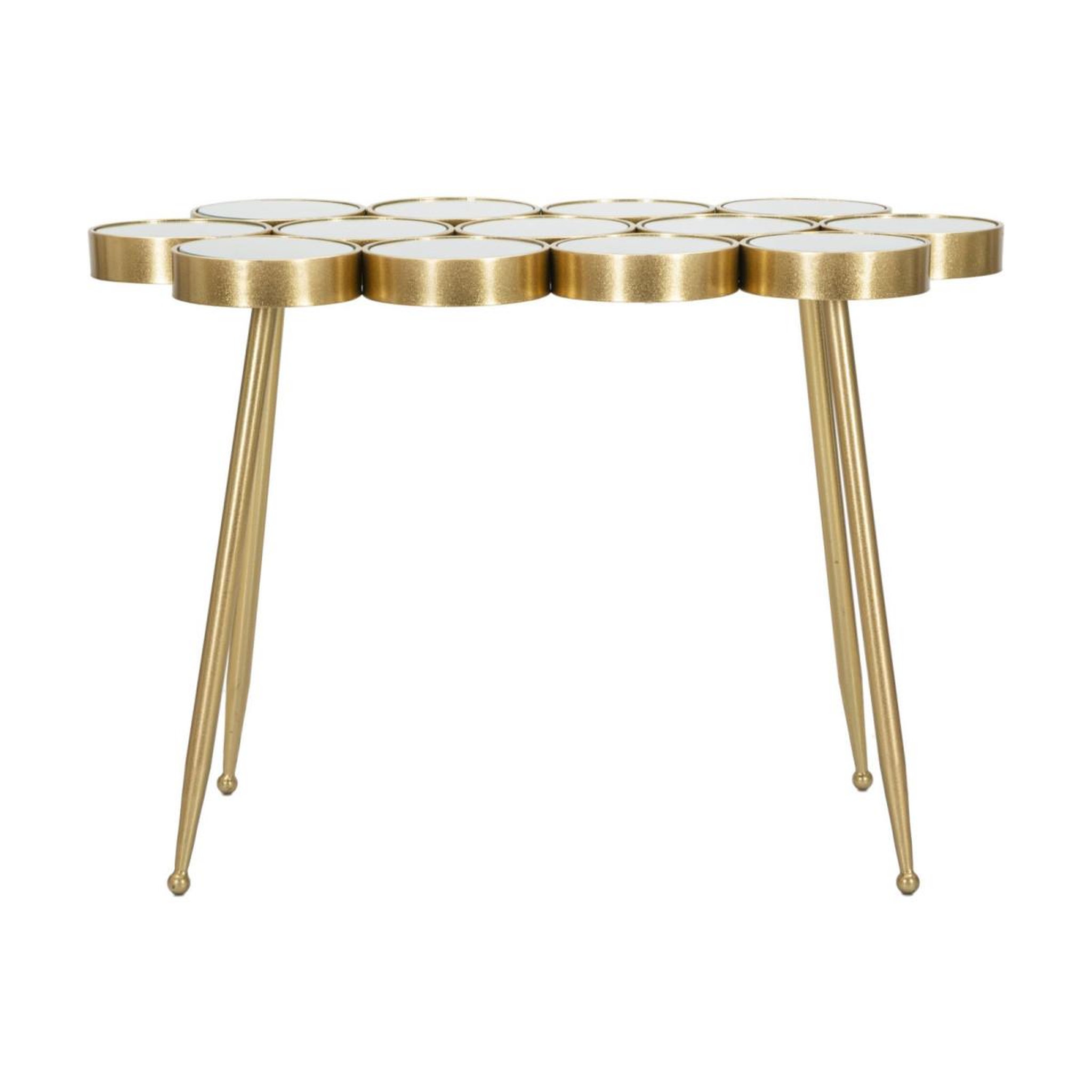 Voir la diapositive 2 : Paris Prix Table d'appoint  bubble  100cm or