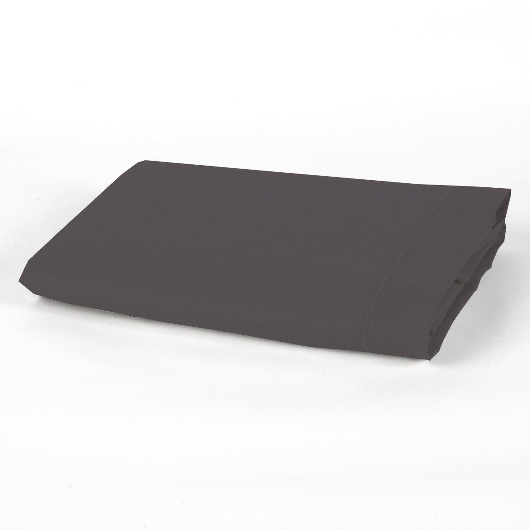 Voir la diapositive 1 : Home collection Drap plat 100 % percale de coton