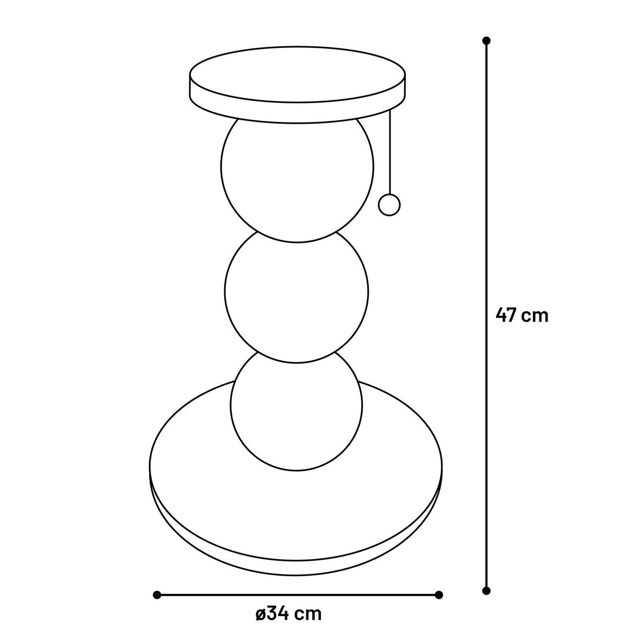 Voir la diapositive 3 : Eden Arbre a chat avec plateforme griffoir en bois et cordes 47cm
