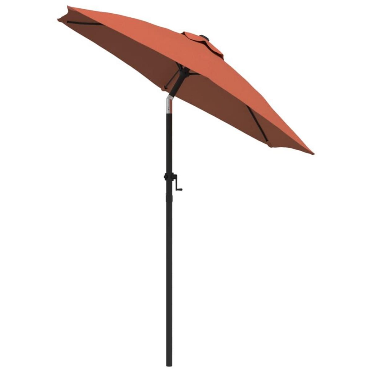 VIDAXL Parasol Terre cuite 200x224 cm Aluminium