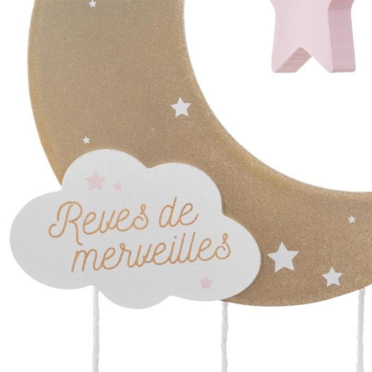 Atmosphera Kids Suspension Enfant  Lune  43cm Multicolore