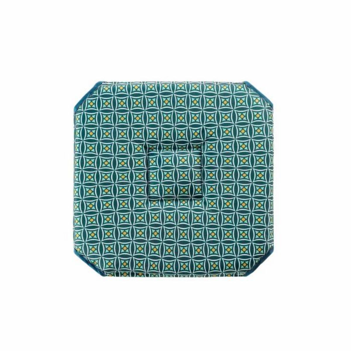 Paris Prix Galette de Chaise Imprimée  Havana  36x36cm Kaki