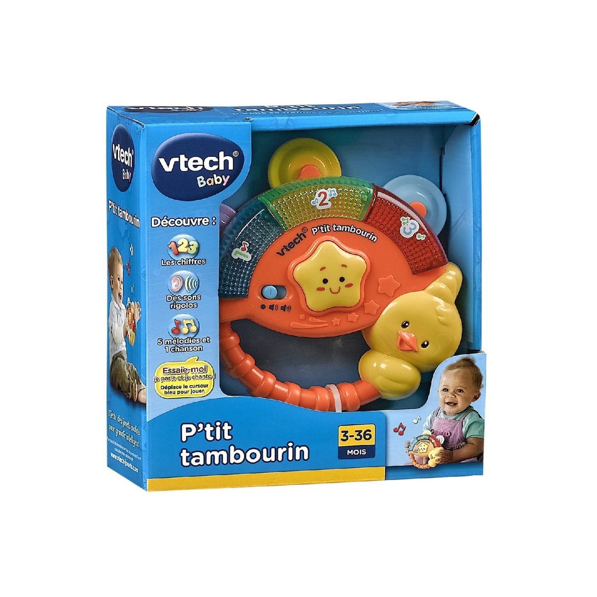 Voir la diapositive 2 : VTECH P'tit tambourin interactif 