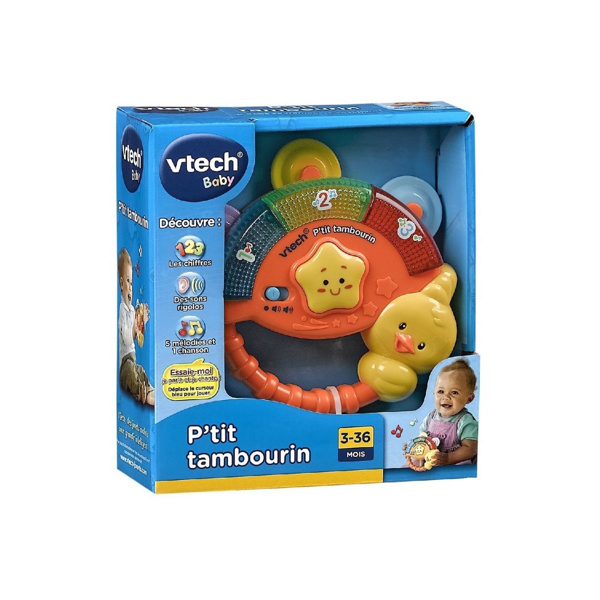 VTECH P'tit tambourin interactif 