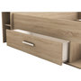 Voir la diapositive 6 : Lit 140 x190 cm avec tête de lit et rangements ILIAN