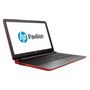 Voir la diapositive 1 : HP Ordinateur portable HP 15-AB230NF - Rouge