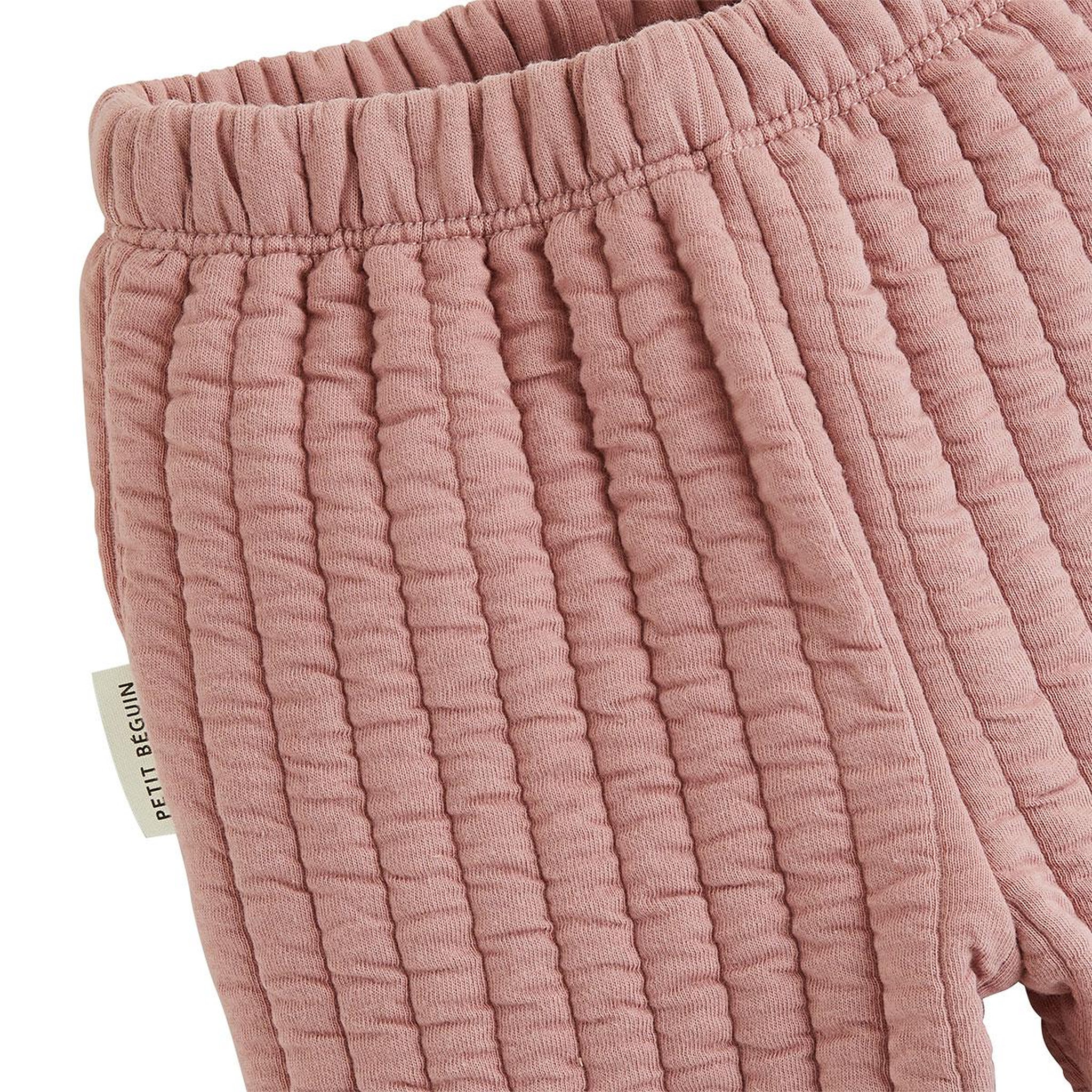 Voir la diapositive 3 : Petit Béguin Ensemble bébé gilet et pantalon matelassé eglantine