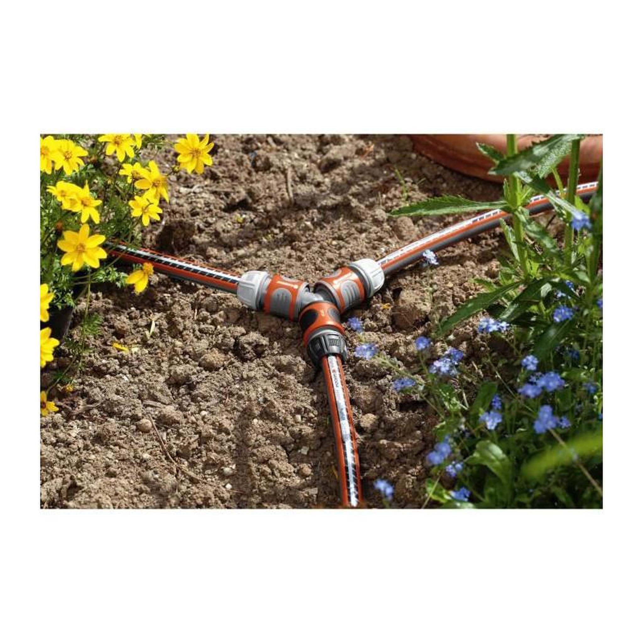 Voir la diapositive 3 : Gardena Nécessaire de dérivation pour dédoubler un tuyau Ø 13 - 15 mm