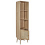 Voir la diapositive 4 : The Home Deco Factory Colonne de rangement Bali en cannage -  Marron