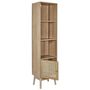 Voir la diapositive 4 : The Home Deco Factory Colonne de rangement Bali en cannage -  Marron