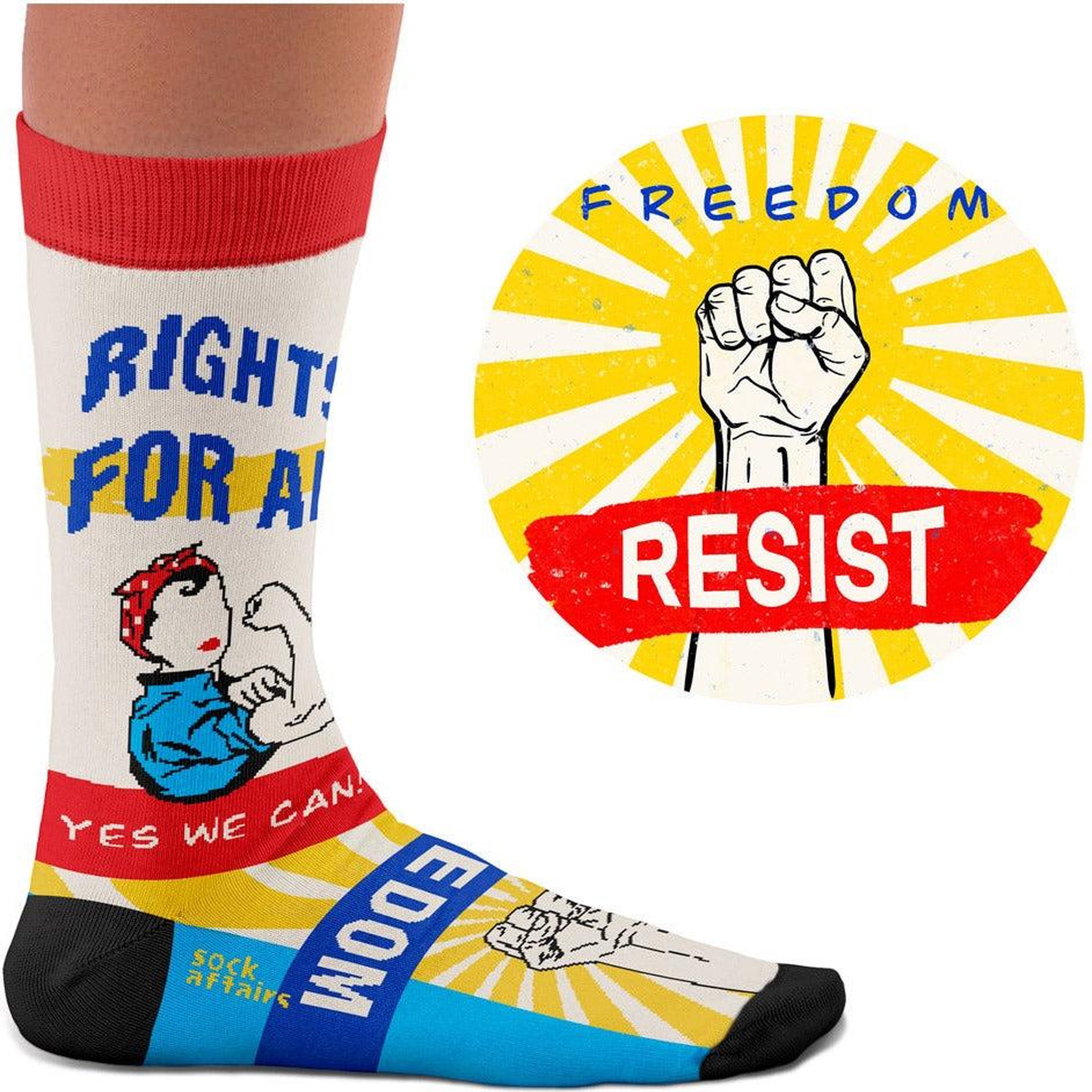 Voir la diapositive 5 : SOCK AFFAIRS Chaussettes art de la propagande