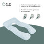 Voir la diapositive 3 : BABYMOOV Coussin de grossesse et d'allaitement (Format XXL) B.LOVE Babymoov - Coton Bio - Evolutif - Bleu