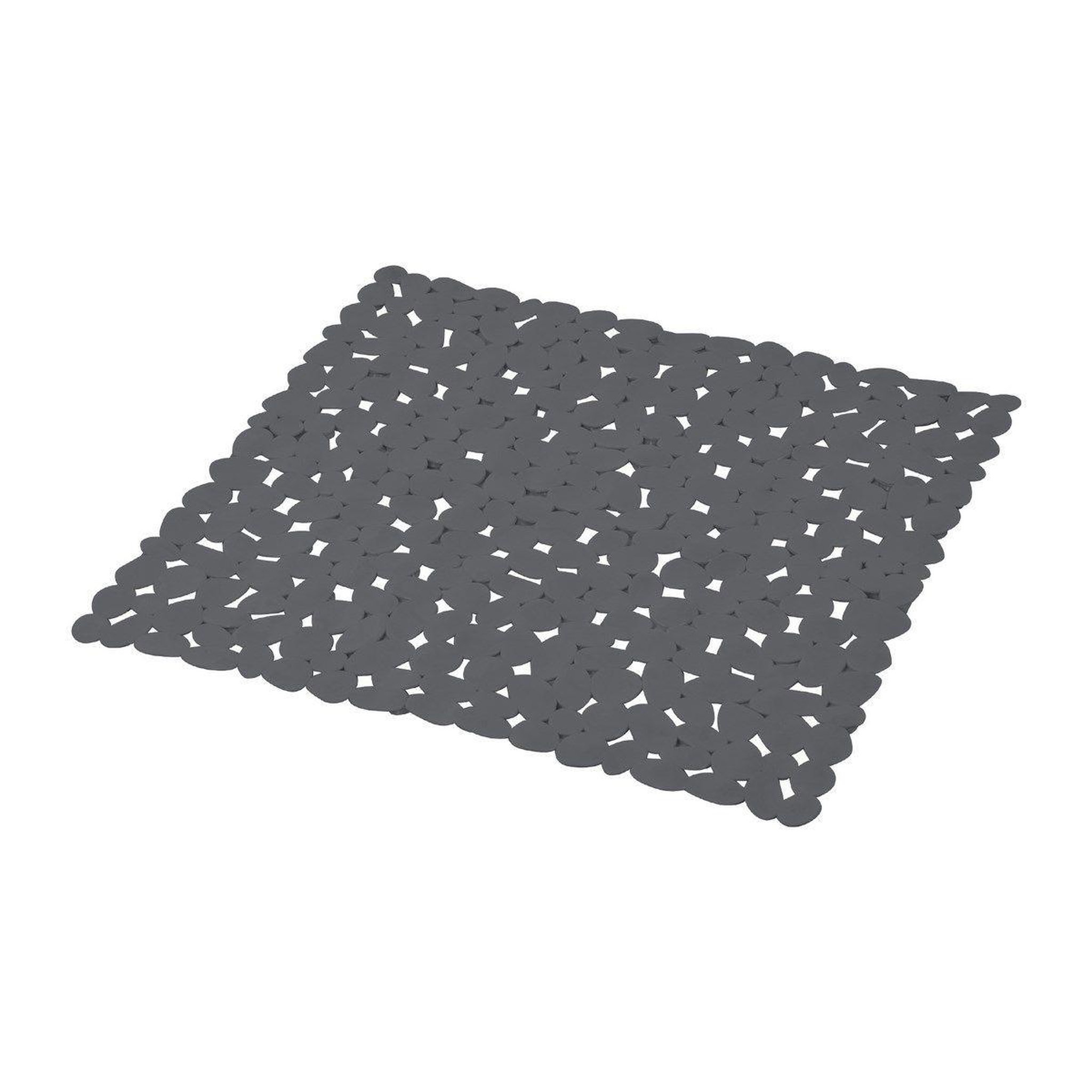 Douceur d'Intérieur Fond de douche galets  vitamine ii  52x52cm anthracite