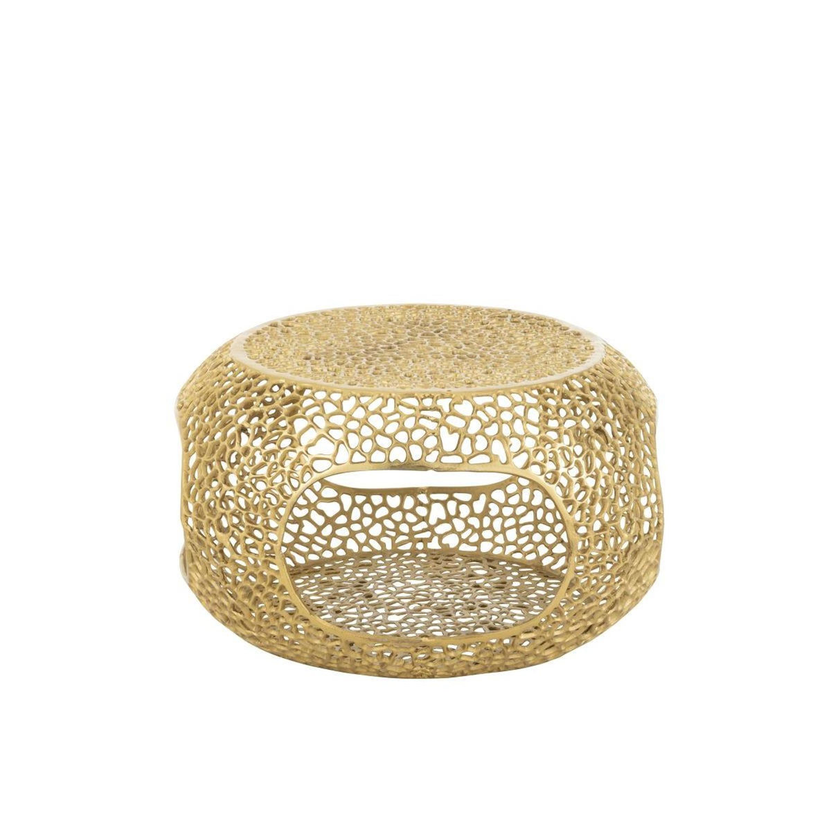 Paris Prix Table Basse en Métal  Cecelia  76cm Doré