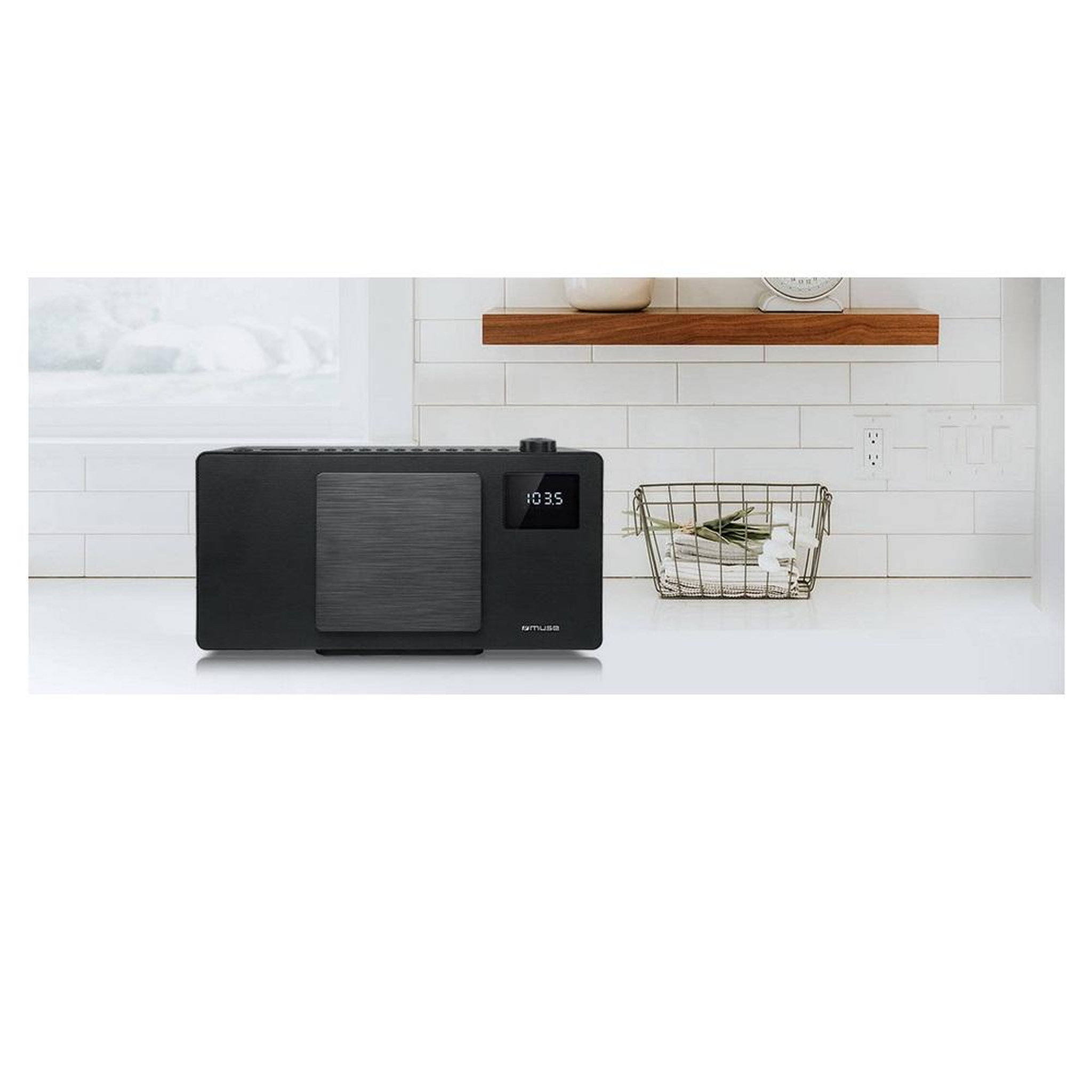 Voir la diapositive 3 : Muse Micro-chaîne 40w noir avec bluetooth - m60bt