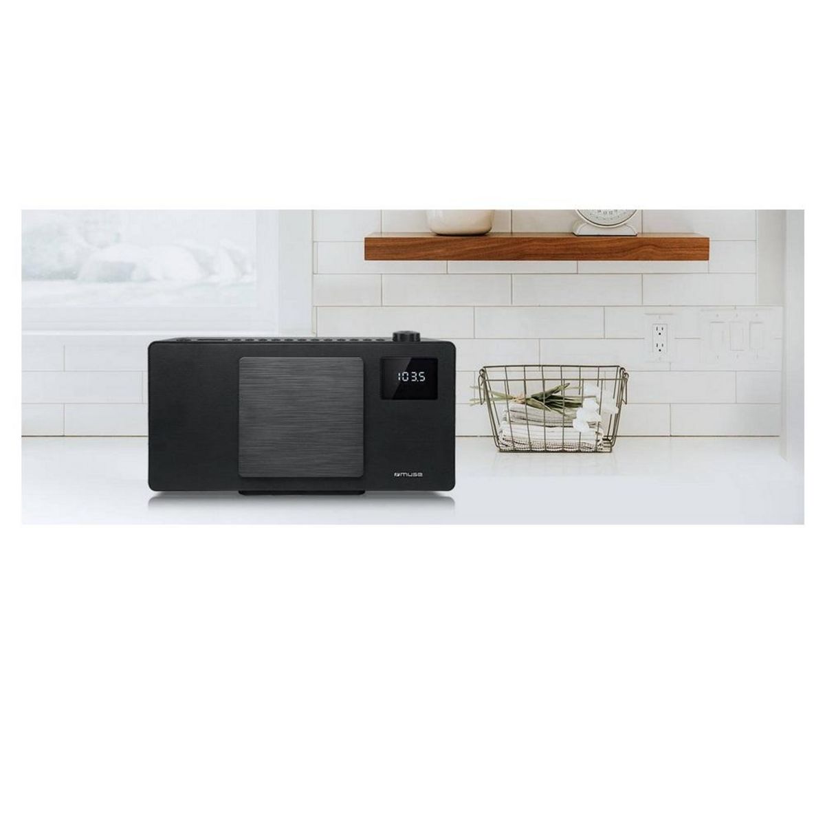 Muse Micro-chaîne 40w noir avec bluetooth - M60BT