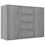Voir la diapositive 2 : VIDAXL Buffet Sonoma gris 88x30x65 cm Bois d'ingenierie