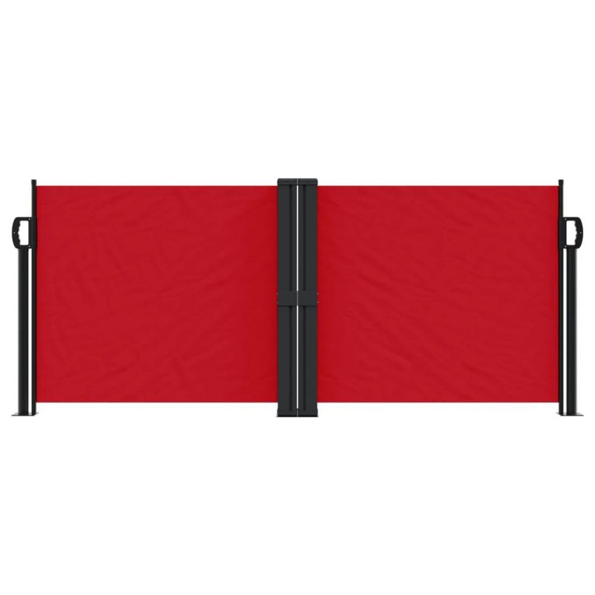 VIDAXL Auvent lateral retractable rouge 100x600 cm