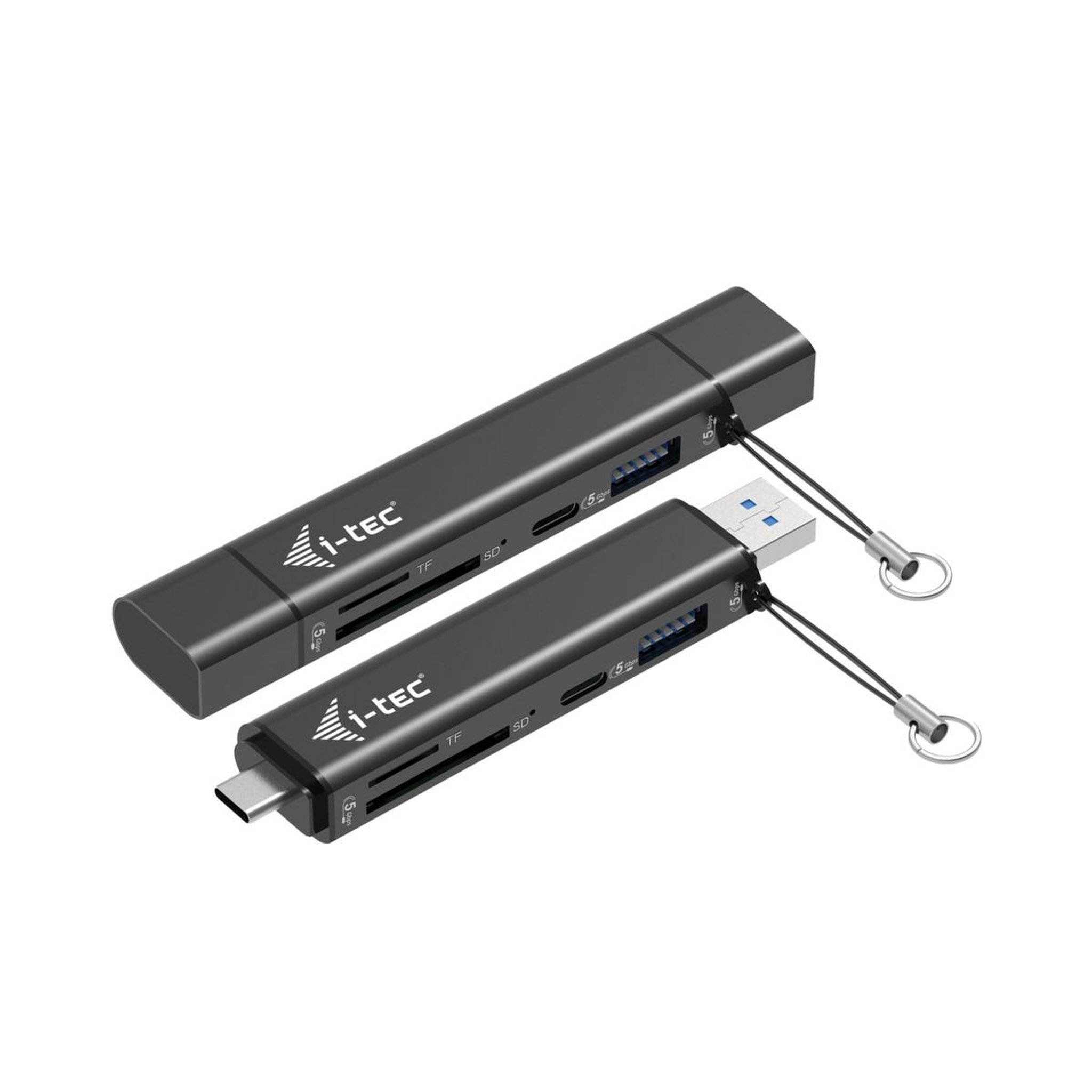 I-TEC I-tec usb-c/usb-a dongle sd, tf and 2x usb (1x usb-a, 1x usb-c)