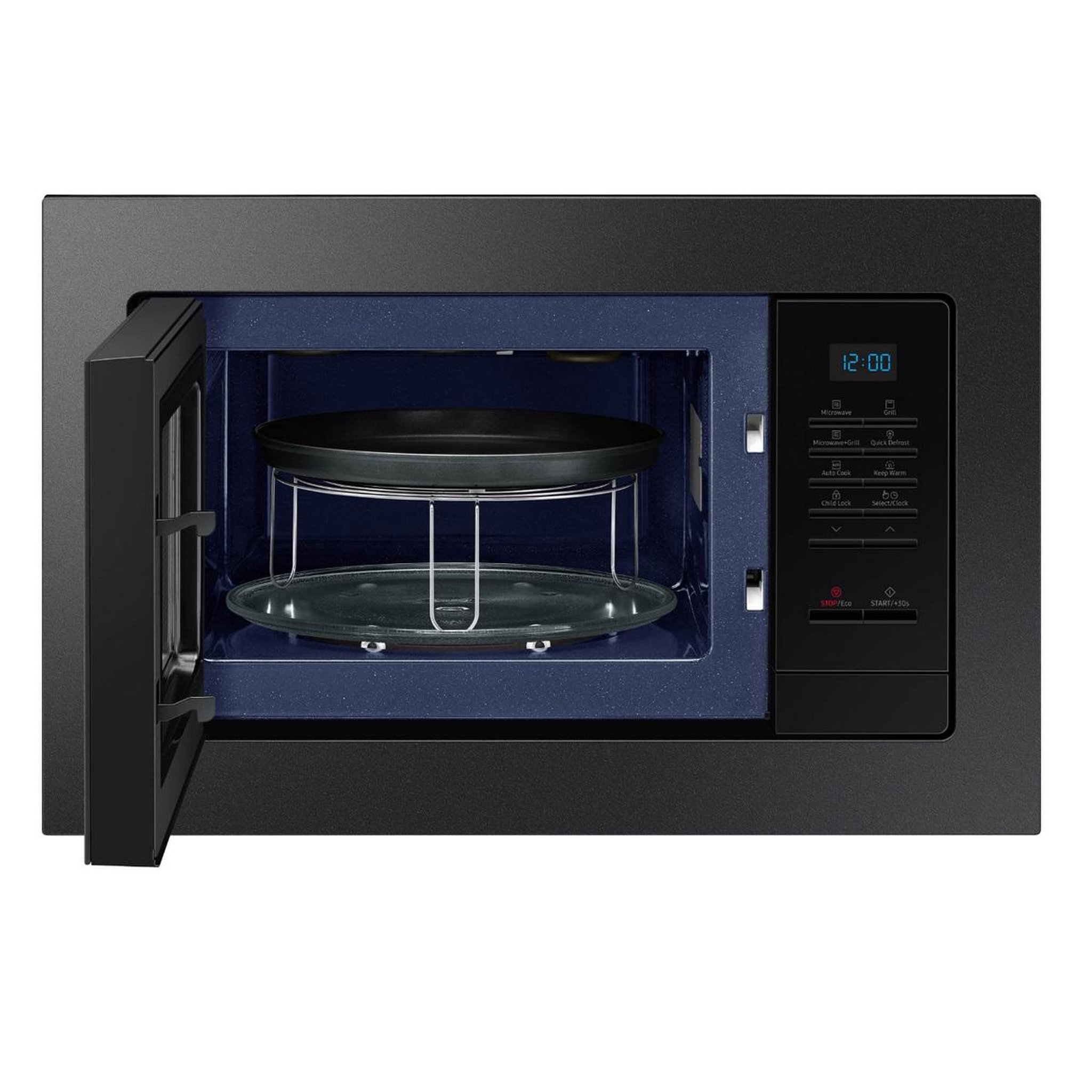 Voir la diapositive 6 : Samsung Micro-onde gril encastrable 20l 1100w noir - mg20a7013cb