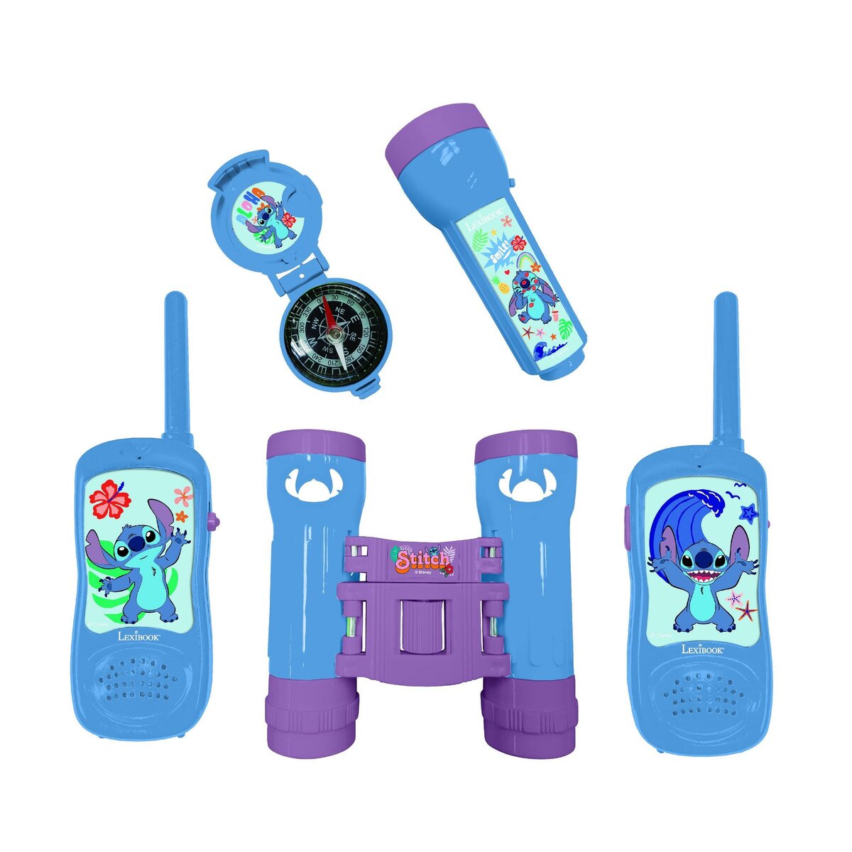 Lexibook Kit d'aventurier avec talkies-walkies Stitch