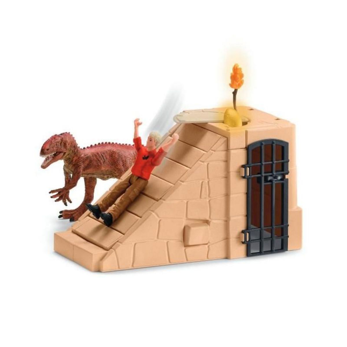 Schleich Grande Conquete du temple perdu, Playset figurines, SCHLEICH 42656 Dinosaurs, Des 4 ans