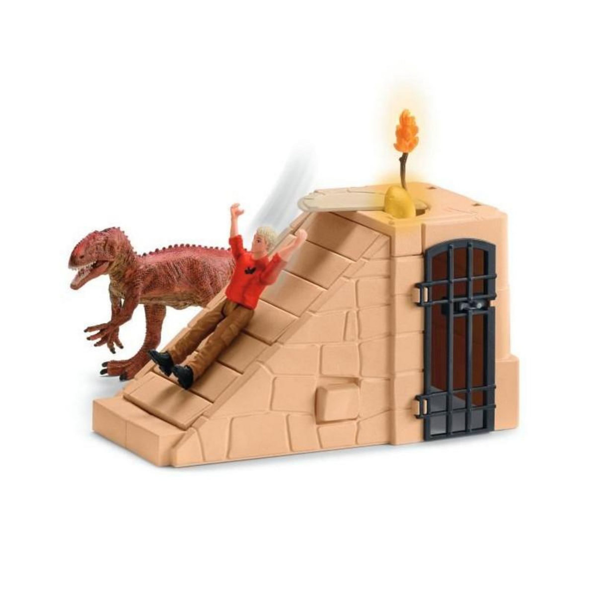 Schleich Grande Conquete du temple perdu, Playset figurines, SCHLEICH 42656 Dinosaurs, Des 4 ans